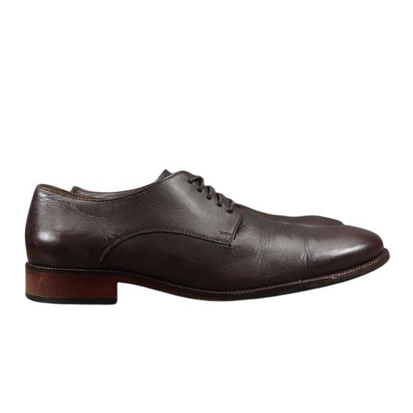Cole Haan Shoes Men 11.5 Oxford Derby Classic Formal Lace Up Leather Dress Brown main image 6